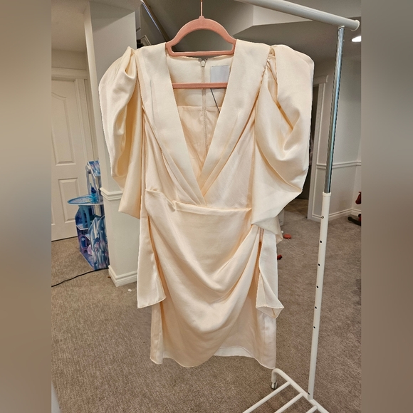 Acler - Irwin Dress in Eggshell - Picture 4 of 7